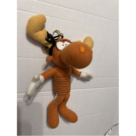 Vintage RARE Bullwinkle Slinky Window Cling From Rocky & Bullwinkle 2000 Nanco - Picture 1 of 16